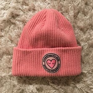 “Sweethearts Club” cute pink beanie